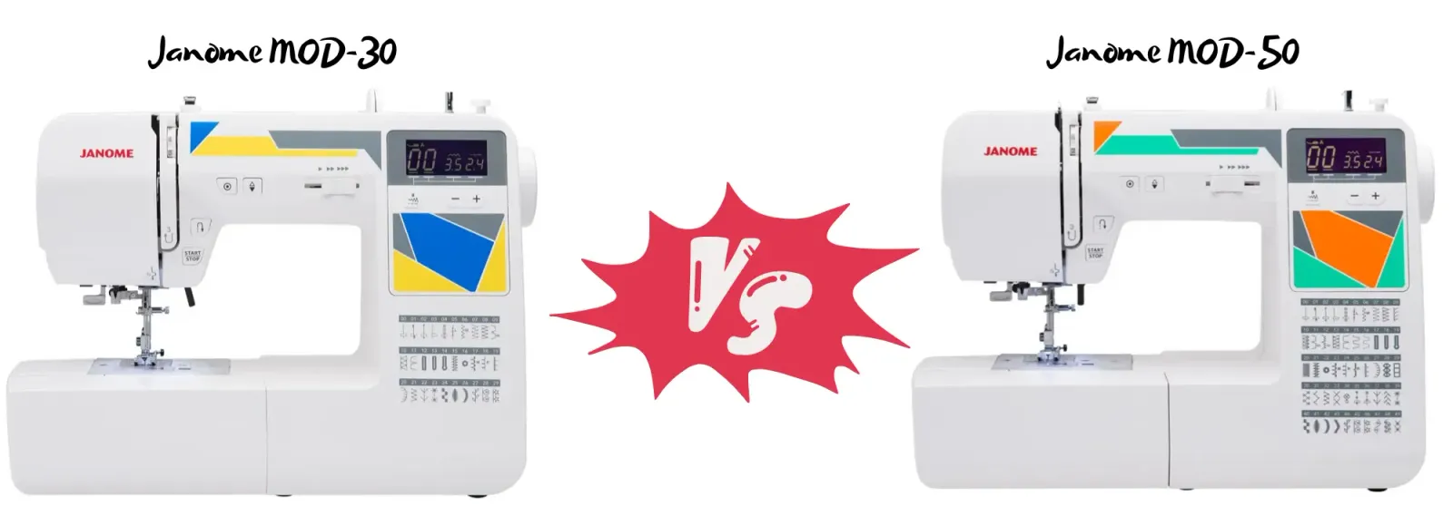 janome mod-30 vs mod-50