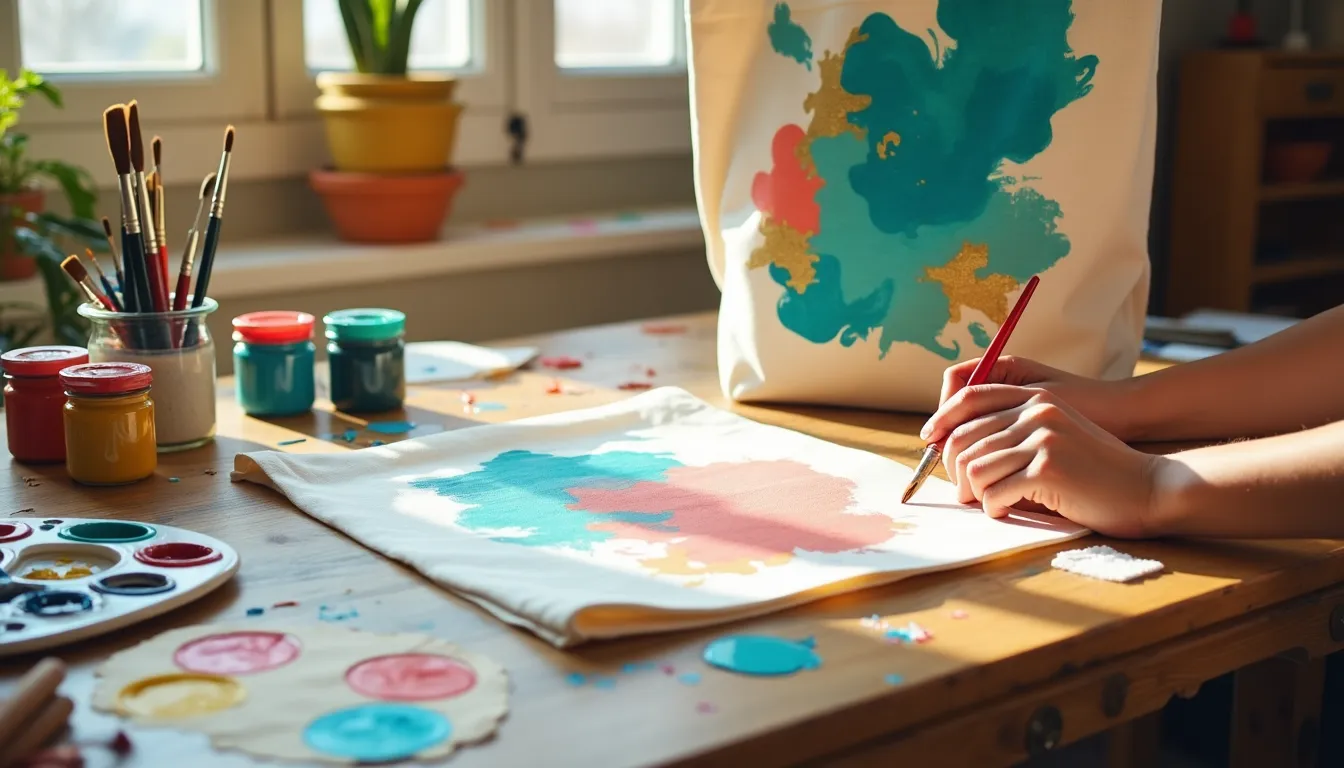tote bag painting