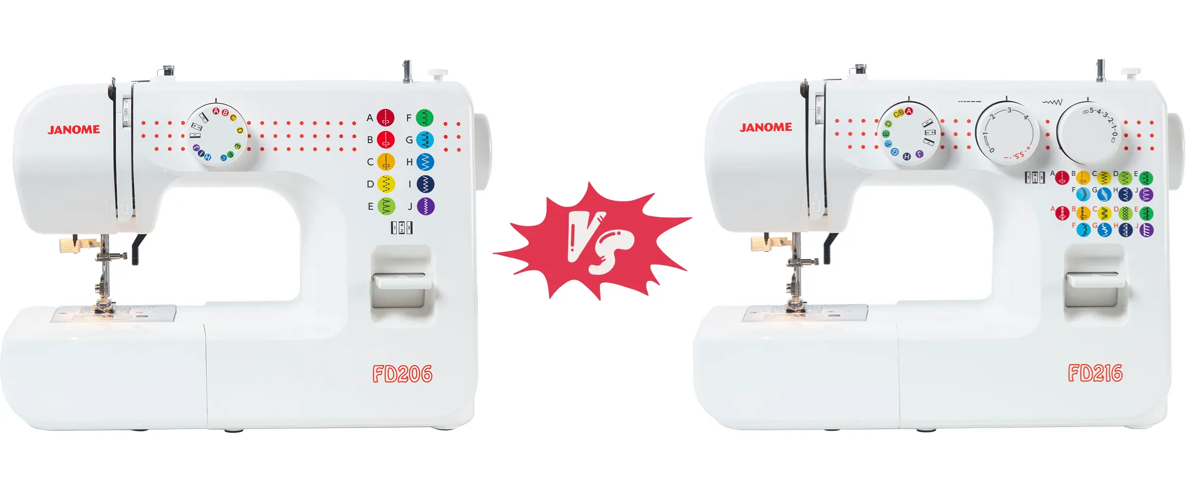 Janome fd206 vs fd216: which is better? - The Sewing Crafter